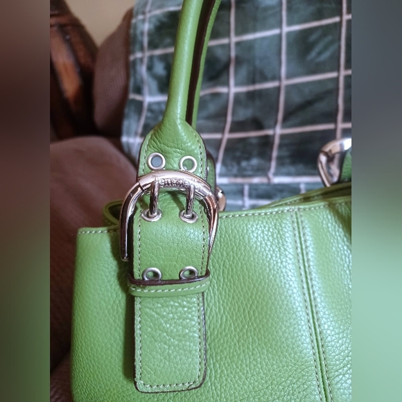 TIGNANELLO GENUINE PEBBLE LEATHER BAG-SMALL-(NWOT) - Picture 5 of 5